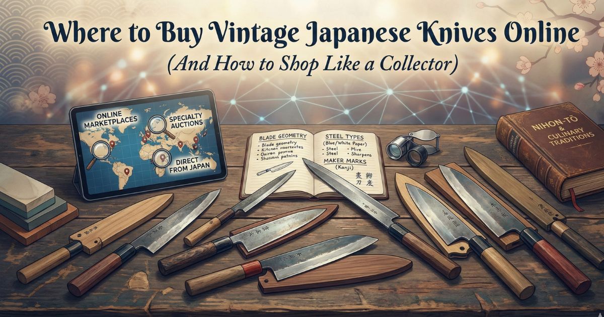 Where to Buy Vintage Japanese Knives Online (And How to Shop Like a Collector)